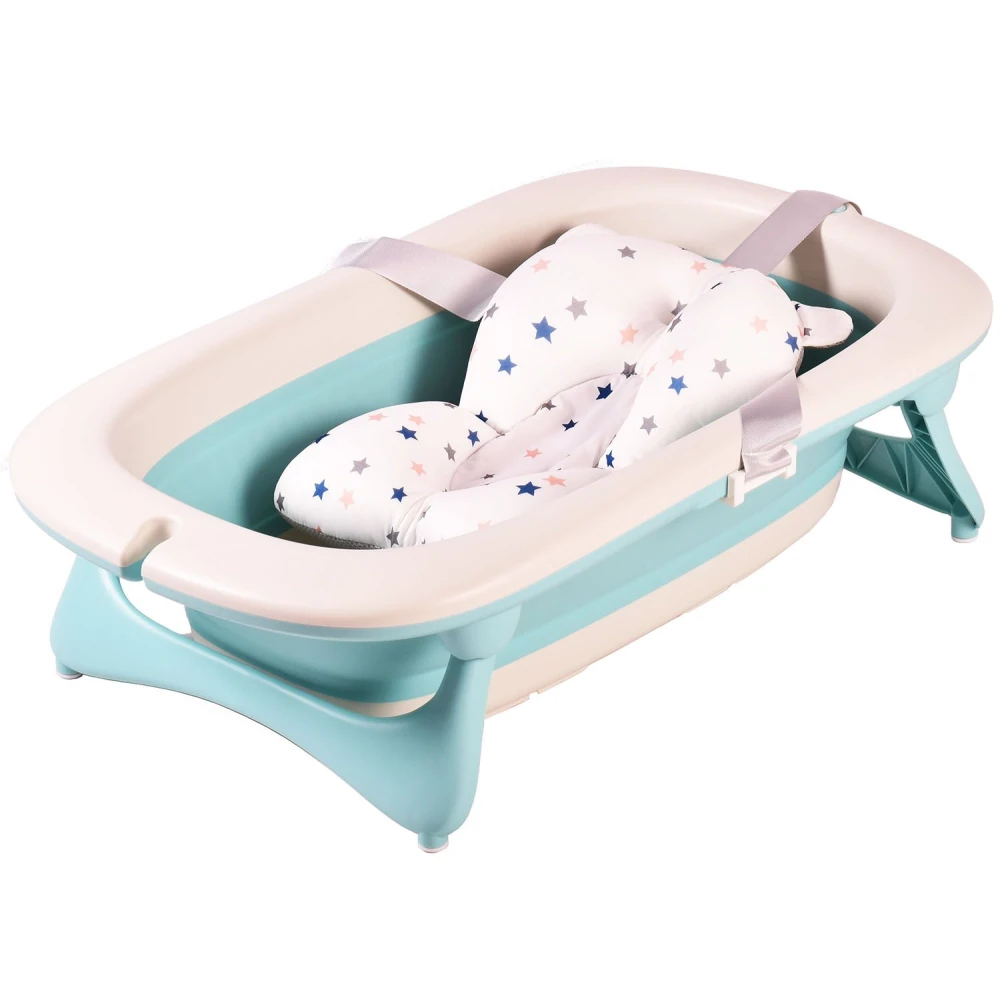 Baignoire BEBE2LUXE Baignoire pliable Bwave avec coussin intégré de 0 à 3 ans