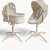 Berceau électrique 4 en 1 LOUNA : balancelle, transat, chaise haute